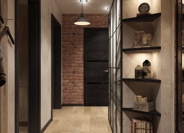 Дизайн интерьер прихожей в Москве