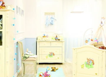 Бежевая детская комната дизайн