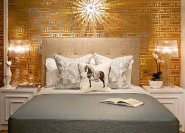 Золотая спальня: арабская сказка или стильный арт деко