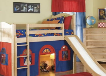 Детская кровать-чердак — полноценный сон и веселые игры