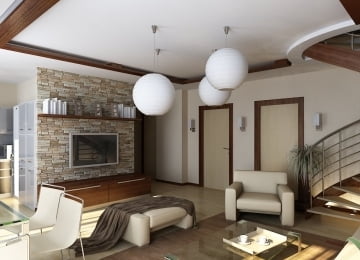 Внутренняя отделка коттеджей в Москве